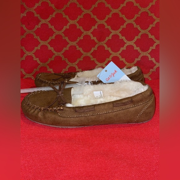 CAT & JACK CHESTNUT/CADI SLIPPERS - Picture 4 of 6